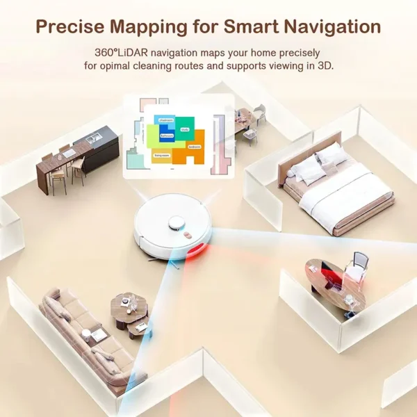 OMESER M20m Plus Robot Vacuum for Pet Hair