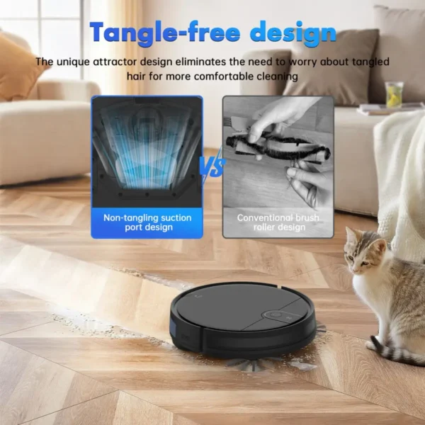 OMESER CHY300 Robot Vacuum and Mop Combo for Pet Hair Hard Floor, Alexa/APP/Wifi/Voice/Remote Control