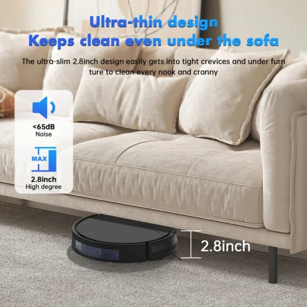 OMESER CHY300 Robot Vacuum and Mop Combo for Pet Hair Hard Floor, Alexa/APP/Wifi/Voice/Remote Control