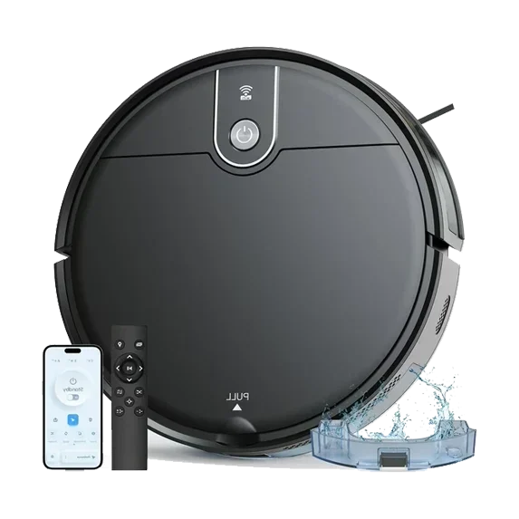 OMESER CHY300 Robot Vacuum and Mop Combo for Pet Hair Hard Floor, Alexa/APP/Wifi/Voice/Remote Control