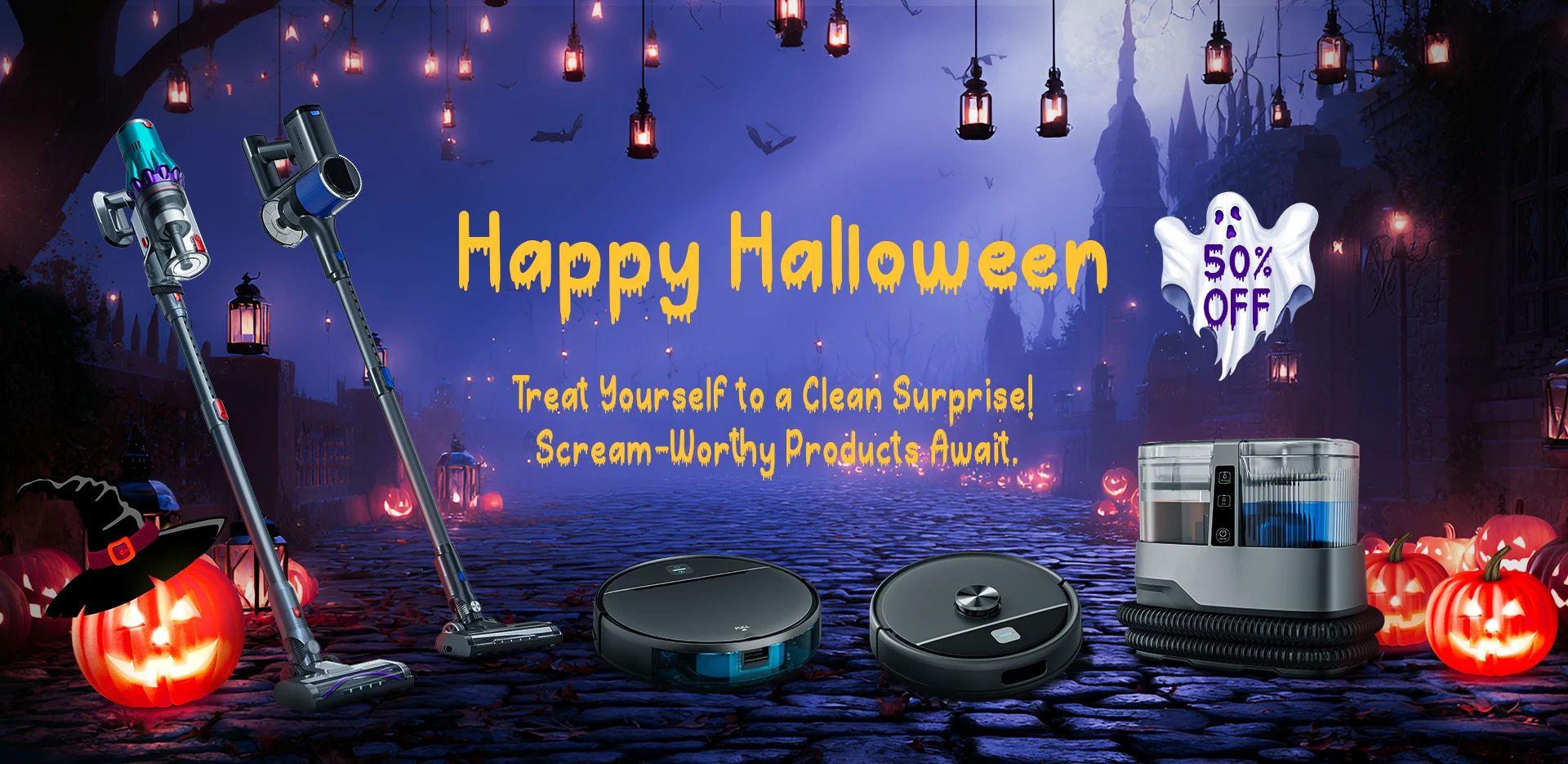 Don't Let Post-Party Haunt You! How a Smart Vacuum Conquers Halloween Mess 🎃 2025 10 万圣节 1